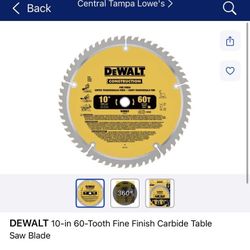 Dewalt Table Saw Blade 