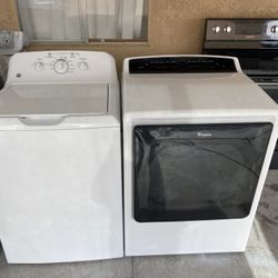 Eléctric dryer Brand Whirlpool And Washer GE 60 Days Of Warranty Free Delivery And Install 