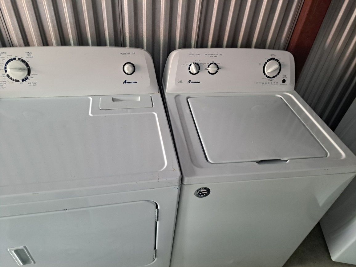 Excellent Condition Amana Washer And Dryer $375