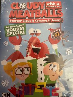 CLOUDY With A Chance Of MEATBALLS: Lobster CLAUS Is Coming To Town (DVD-2017) NEW!