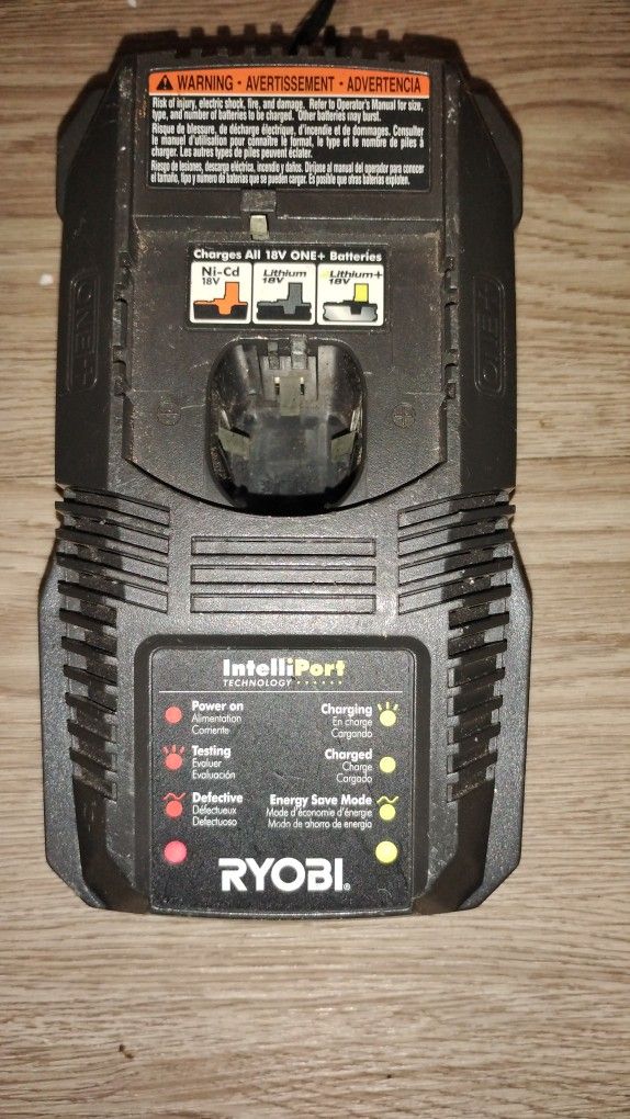 Ryobi One+ Intelliport 18v Battery Charger