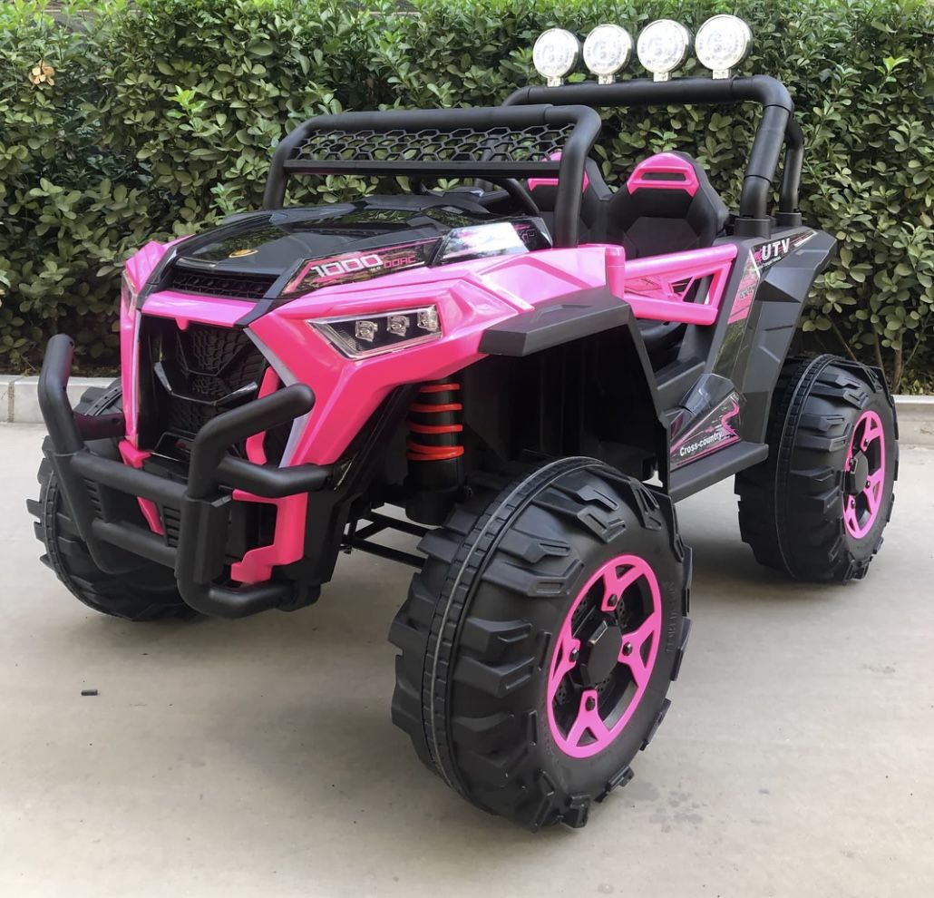 Kids Car !!BRAND NEW 12V 4X4 Electric Kids Ride On 2 Seater RZR With REMOTE CONTROL, Leather Seats, Rubber Wheels, BT, Can be Controlled with Phone