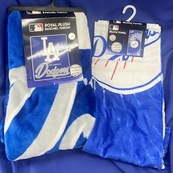 Dodgers Throw & Beach Towel