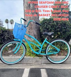 HYPER BIKE COMPANY SEAFOAM 26IN CRUISER