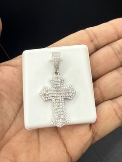 925 Sterling Silver Cross Pendant 