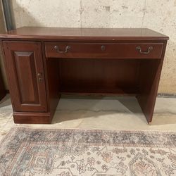 Solid Cherry Wood Entertainment Center