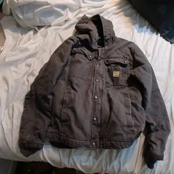 Mens Small Carhartt Zip Up Hoodie