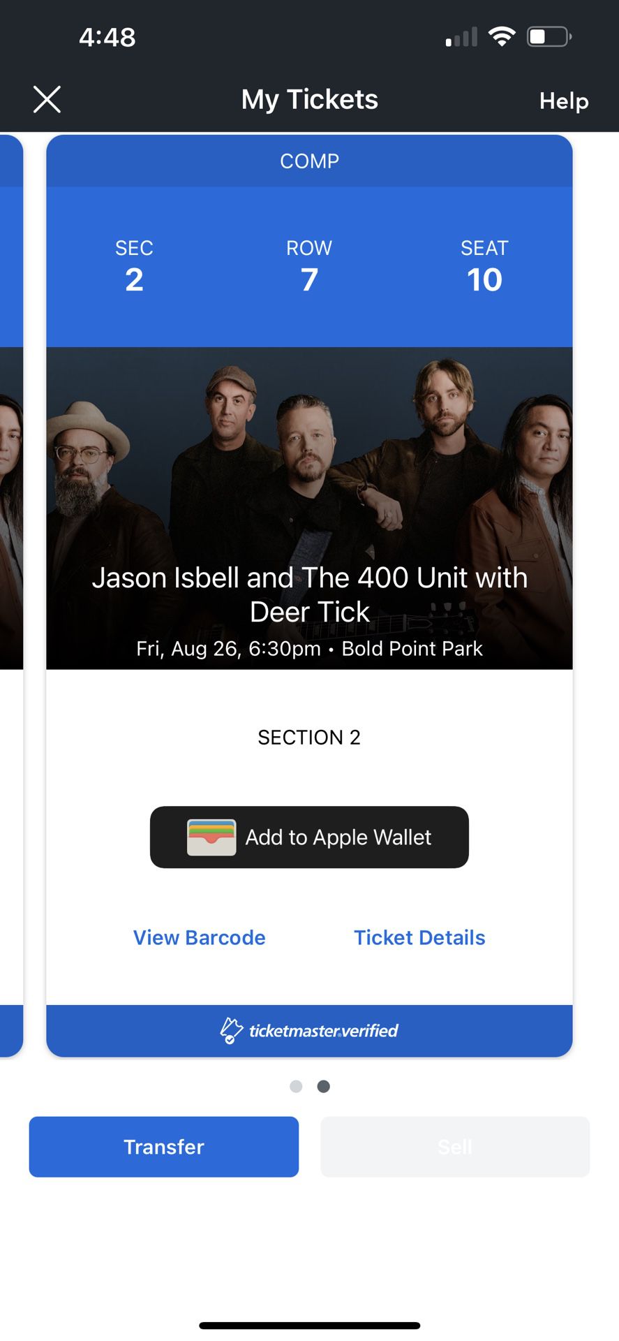 Jason Isbell And The 400 Unit With Deer Tick Concer Tickets