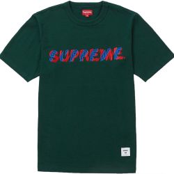 Supreme T-shirt Shatter Tee Dark Green Medium SS19