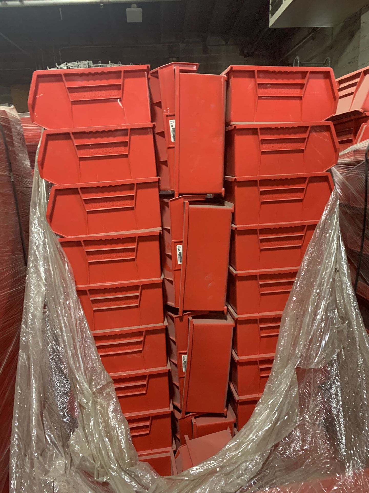 Red Stackable Akro Bins Multiple Sizes