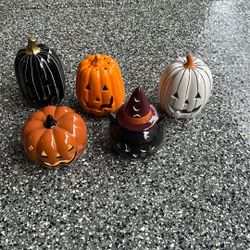 Ceramic Light Up Pumpkins 
