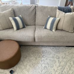 Beige Neutral Couch, Ashley Furniture