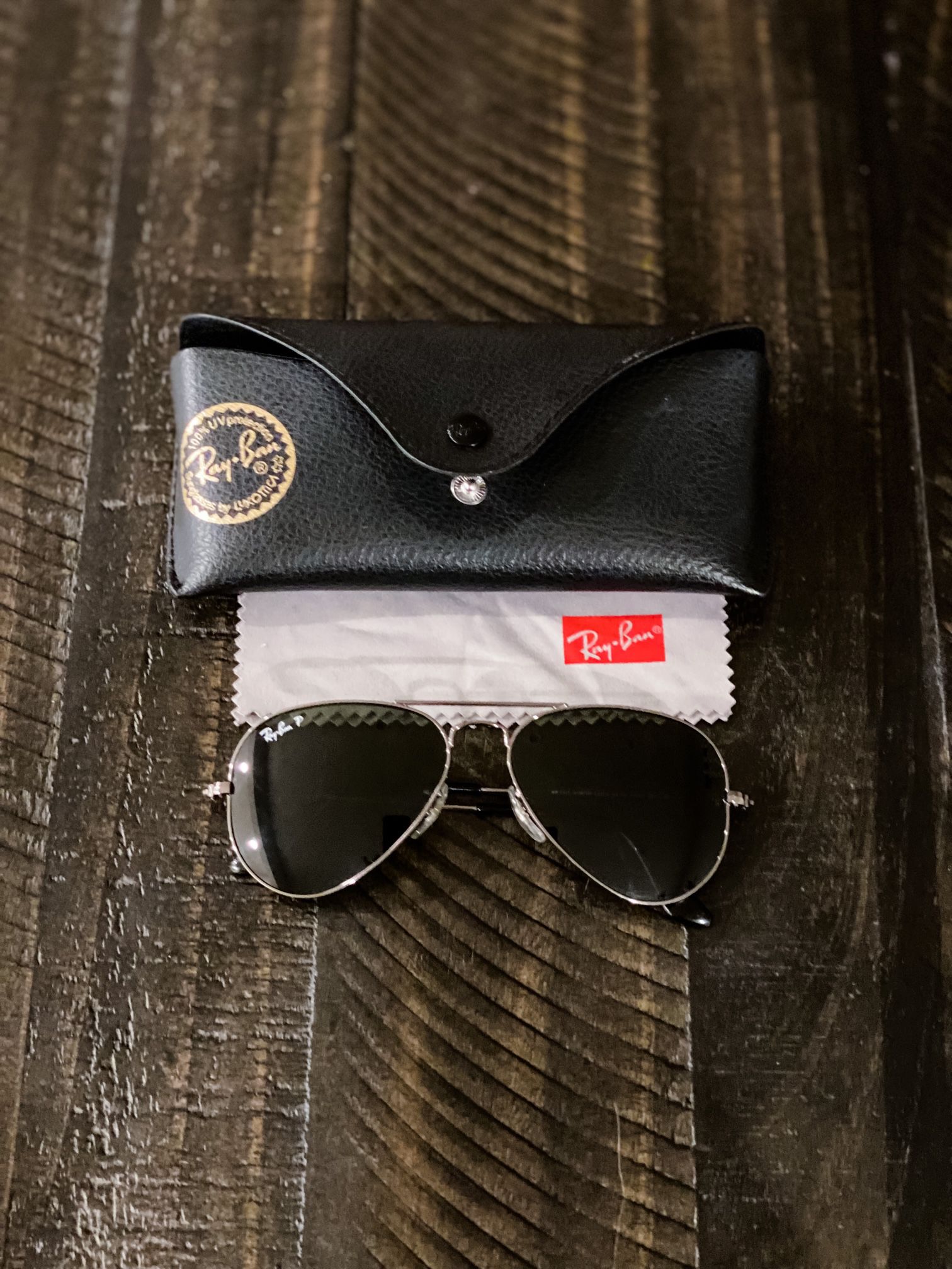 Ray-Ban Aviator Sunglasses With Polarized Lenses