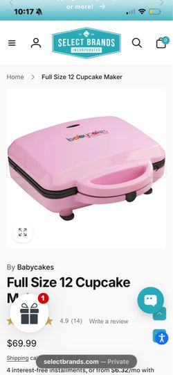 Baby cakes cupcake maker
