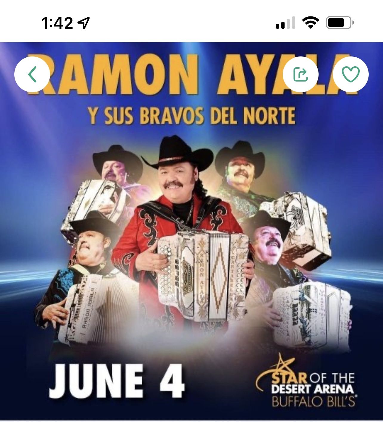 Ramon Ayala Floor Seats