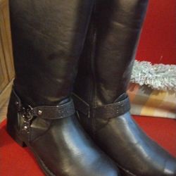 Black Leather Boots 