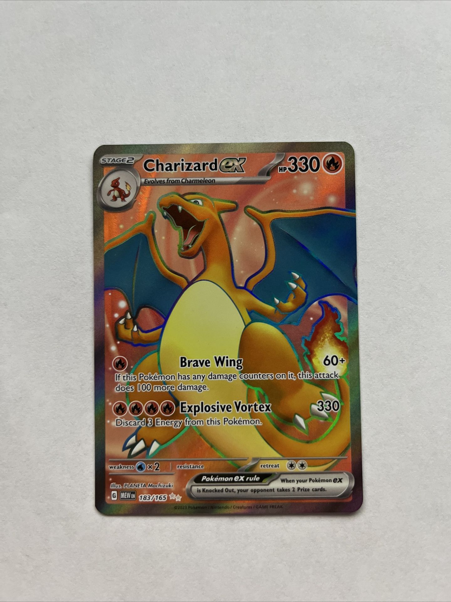 Pokemon TCG Charizard EX 183 (ENG 151)