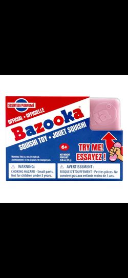 Bazooka Scented Squishi Squeeze Toy NEW