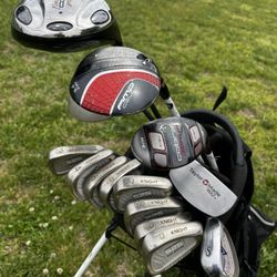 Full set of Golf Clubs Right Handed Titleist Ping Cobra