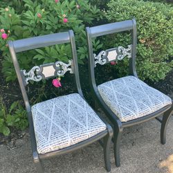 PAIR of VINTAGE Decorative Chairs - 2/$50.00