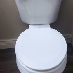 Elongated toilet / Porcelain God
