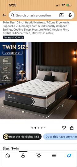 BRAND NEW Twin Mattress!