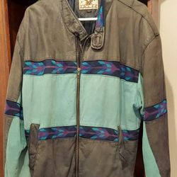 ADLER MEN'S VINTAGE LEATHER BOMBER