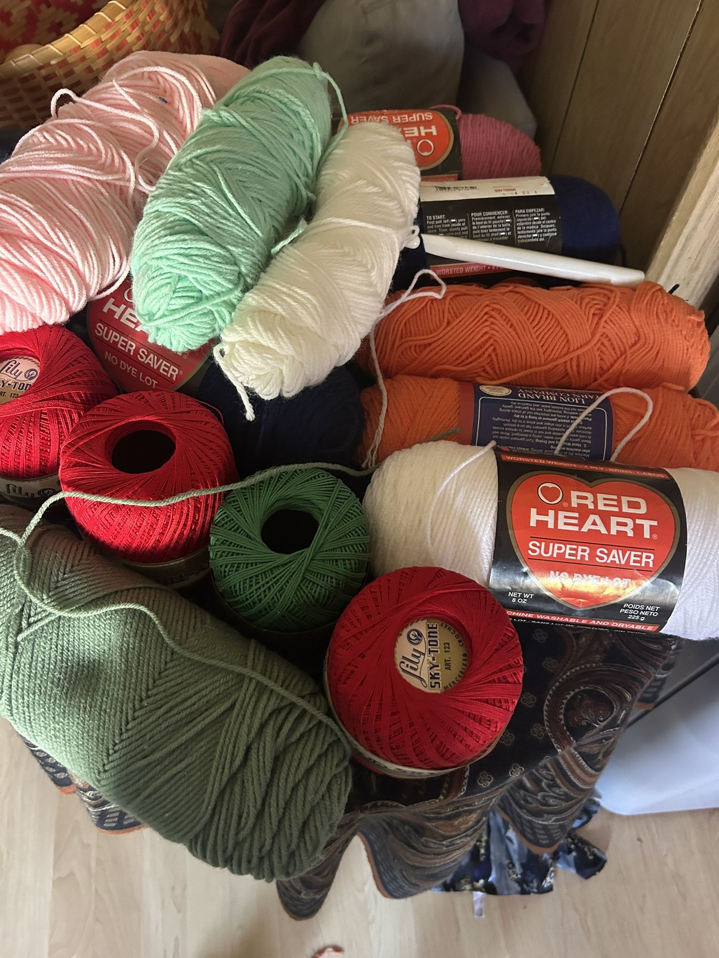 Basket Full Off Yarn