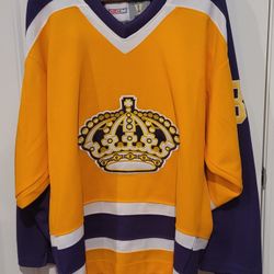 CCM Vintage Hockey Jersey, Los Angeles Kings, #32 Quick, Size 48, New W/Tags