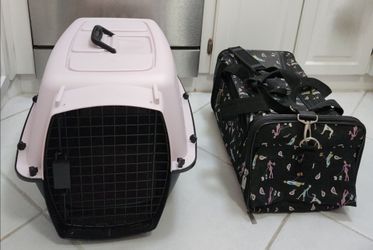 Pet Carriers Hard and soft Carrier.