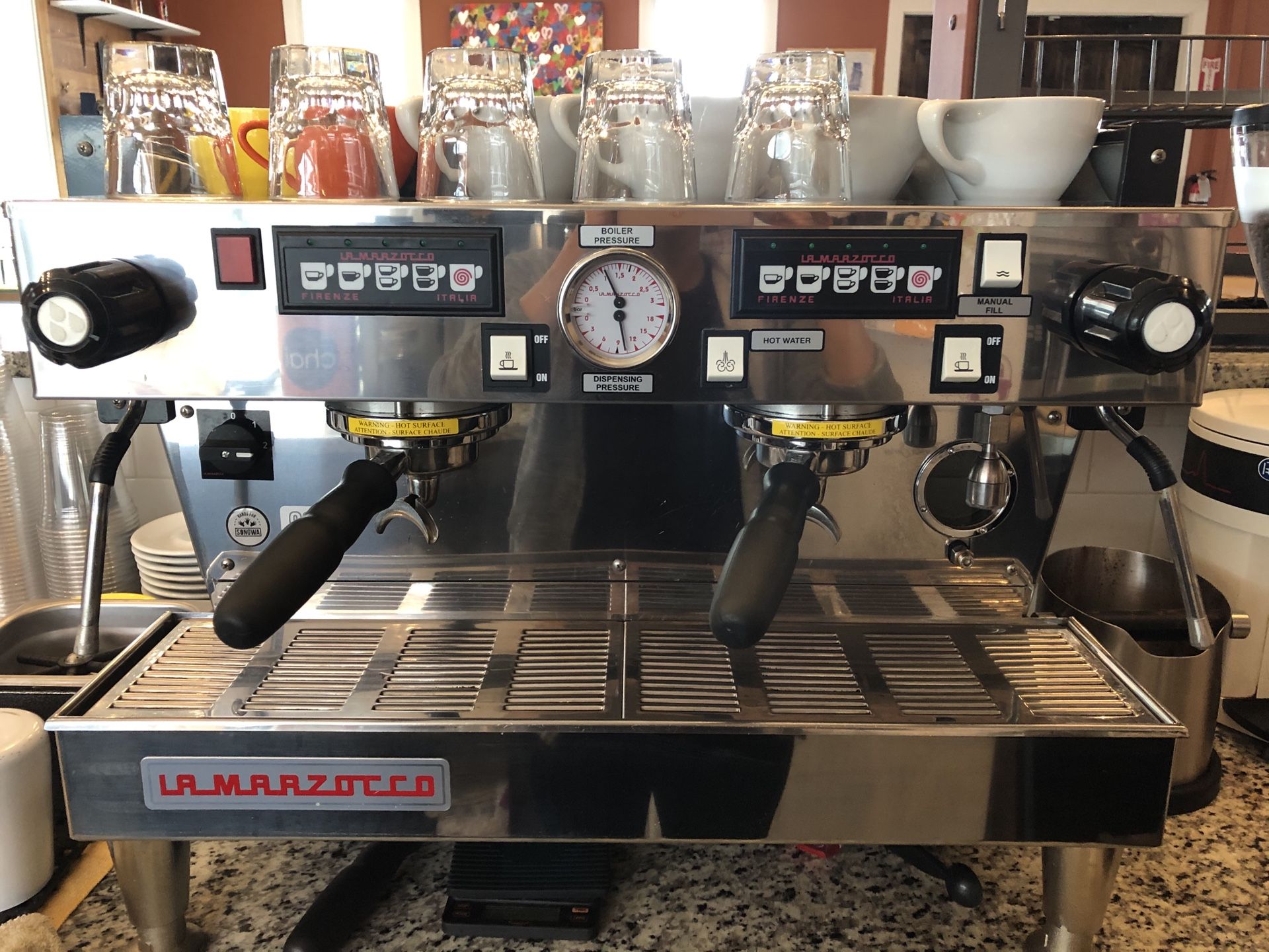 La Marzocco Linea 2AV Espresso machine.