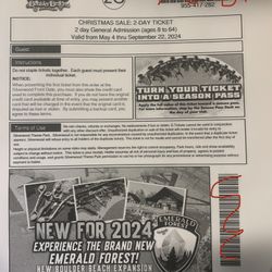Five Silverwood Tickets