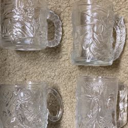 Batman Forever 3D glass mugs McDonald's