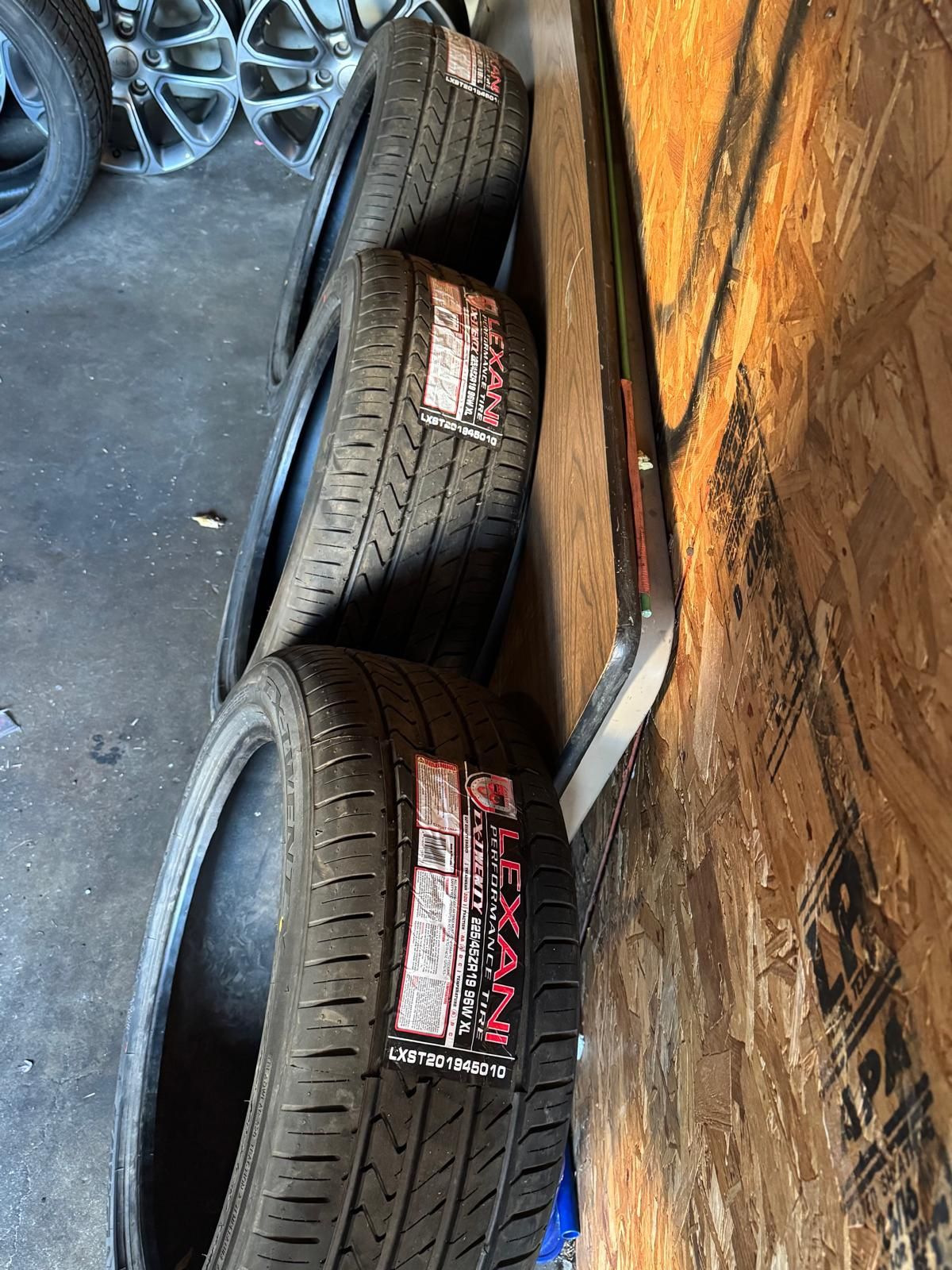 3 Tires 225/45/19