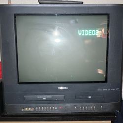 Toshiba CRT TV VHS+DVD Combo