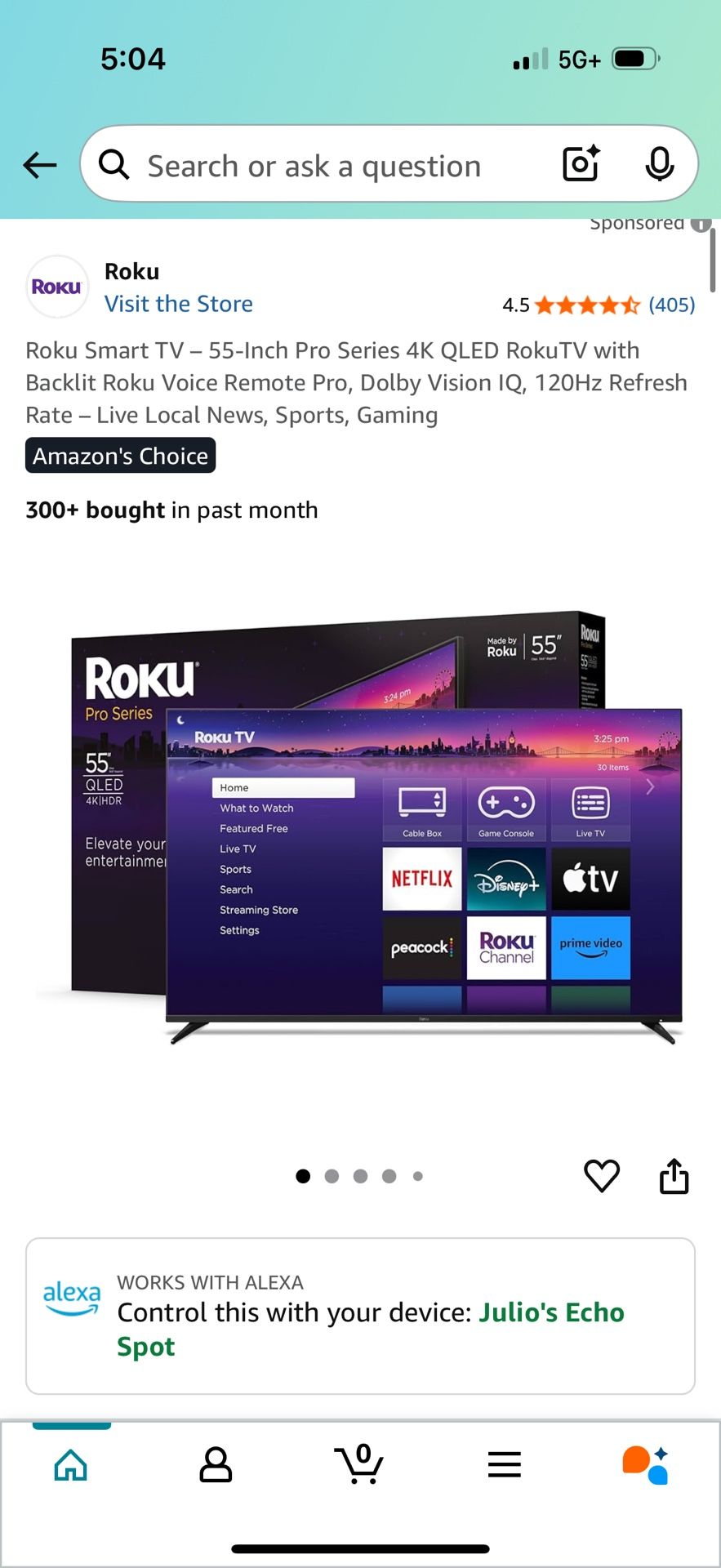 55” TV For Sale Brand New