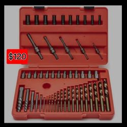 NEIKO Multispline Screw Extractor and Broken Bolt Remover Set 55 Piece 
