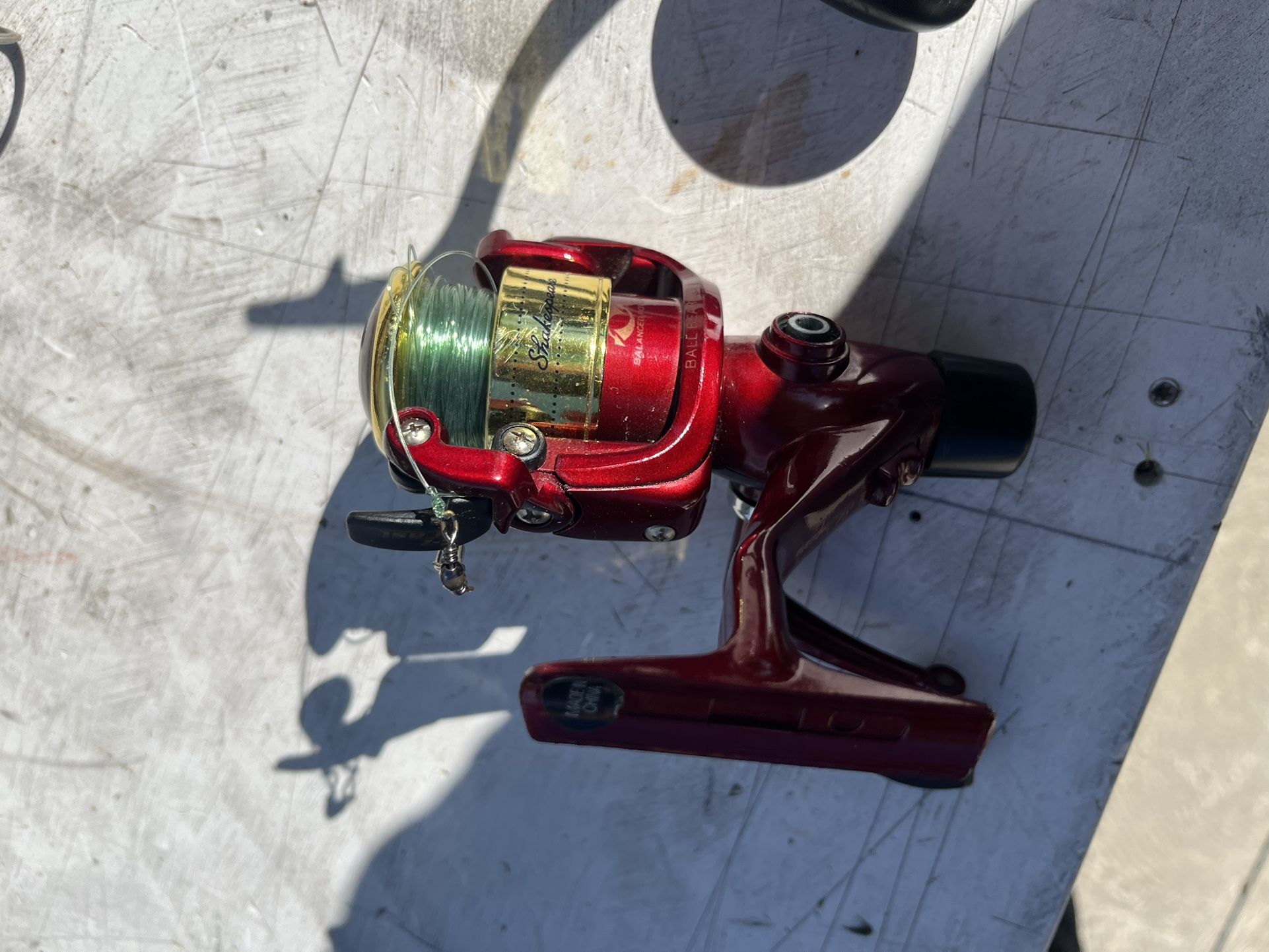 Variety Reels With Fishing Gear Bag