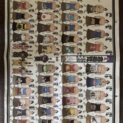 Japanese Sumo Print 22.5” Wide x 17.5” Tall