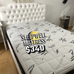 New Queen Bed Frame With Mattress