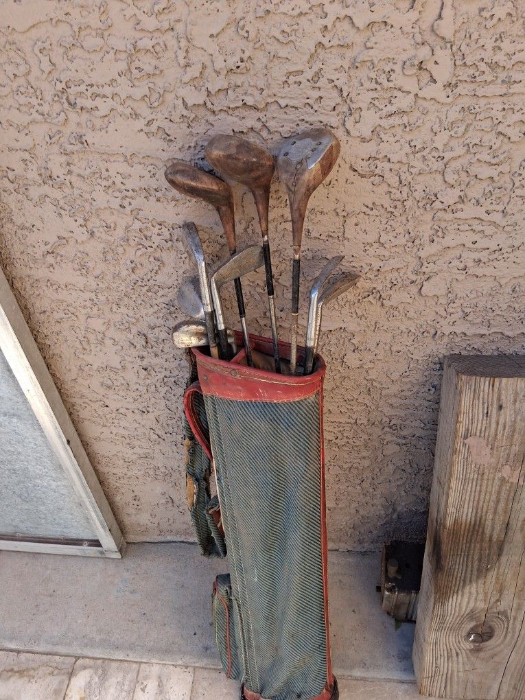 Happy gilmore golf clubs at vintage
