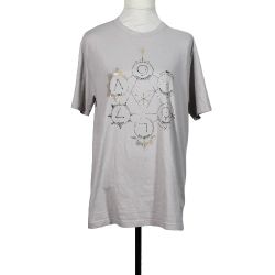 Harry Potter Universal Studios Exclusive Spells Line Pale Gray Unisex Mens Large