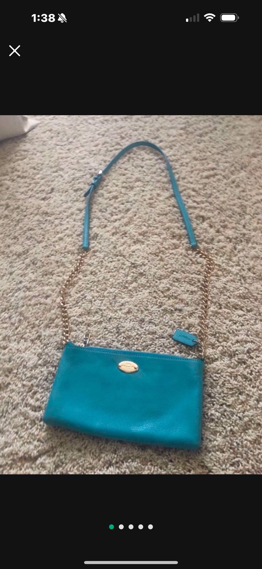 Coach Crossbody Handbag And Clutch