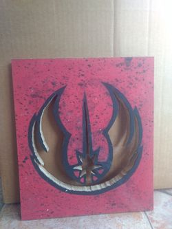 Jedi Order Wood Piece
