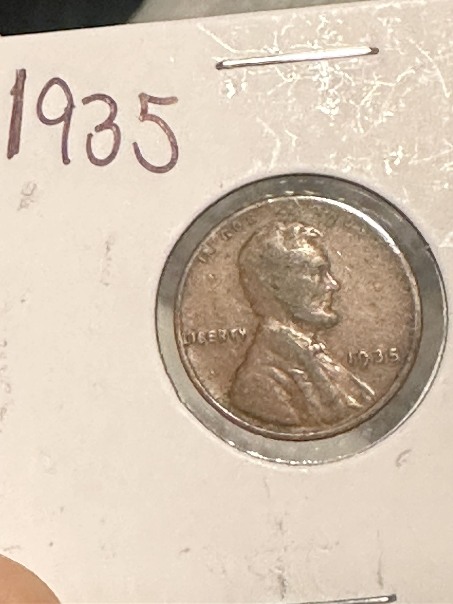 1935 No Mint Mark Wheat Penny