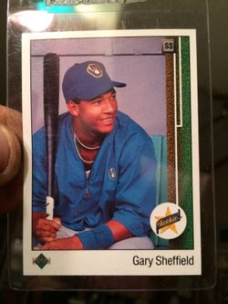 89 Upper Deck Gary Sheffield RC