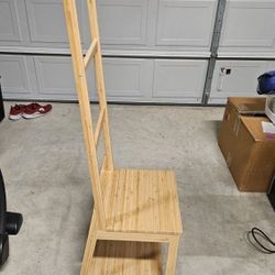 Bamboo Bath Towel Rack Chair