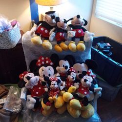 Mickey And Minnie Stuffed Toys
