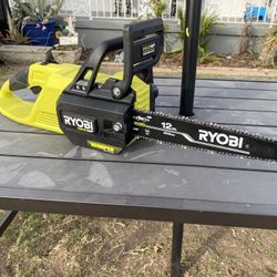Ryobi 18v High Performance 12 Inch Chainsaw Tool Only New 