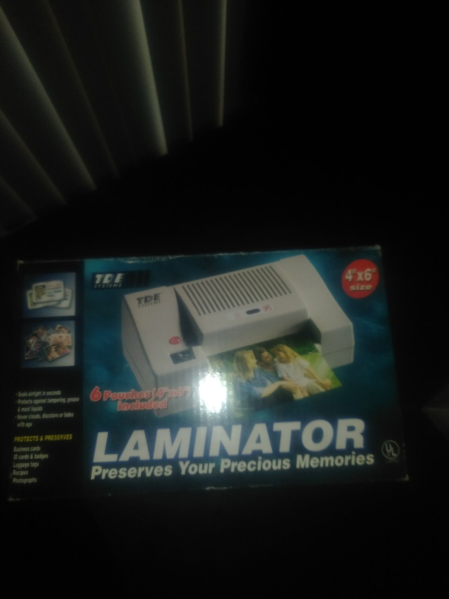 4x6 size Laminator